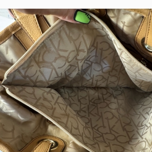 Calvin Klein Brown and Tan Tote Bag - Picture 2 of 4